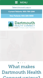 Mobile Screenshot of dartmouthhealthconnect.com